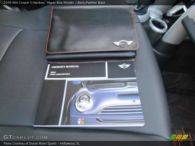Hyper Blue Metallic / Black/Panther Black 2006 Mini Cooper S Hardtop