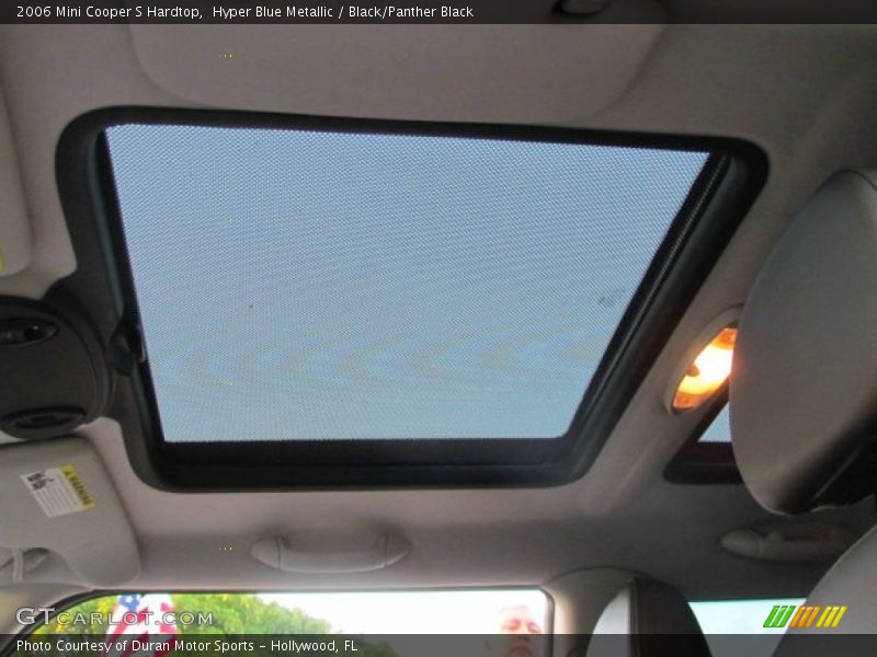 Hyper Blue Metallic / Black/Panther Black 2006 Mini Cooper S Hardtop