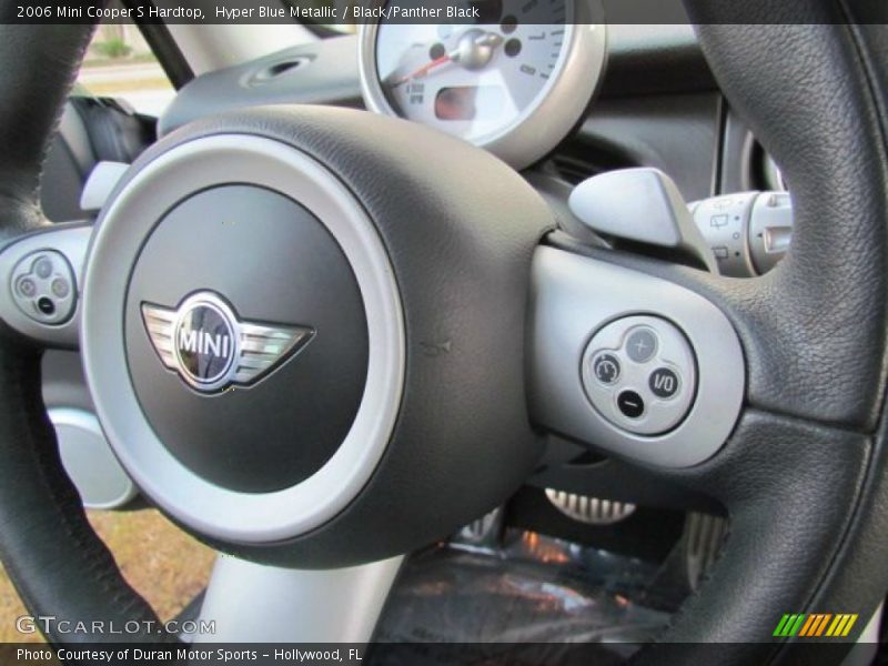 Hyper Blue Metallic / Black/Panther Black 2006 Mini Cooper S Hardtop
