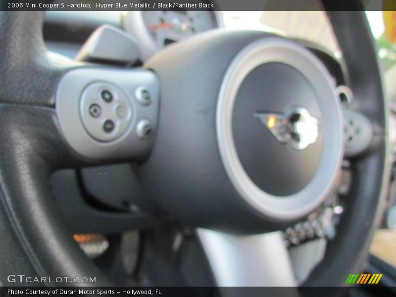 Hyper Blue Metallic / Black/Panther Black 2006 Mini Cooper S Hardtop