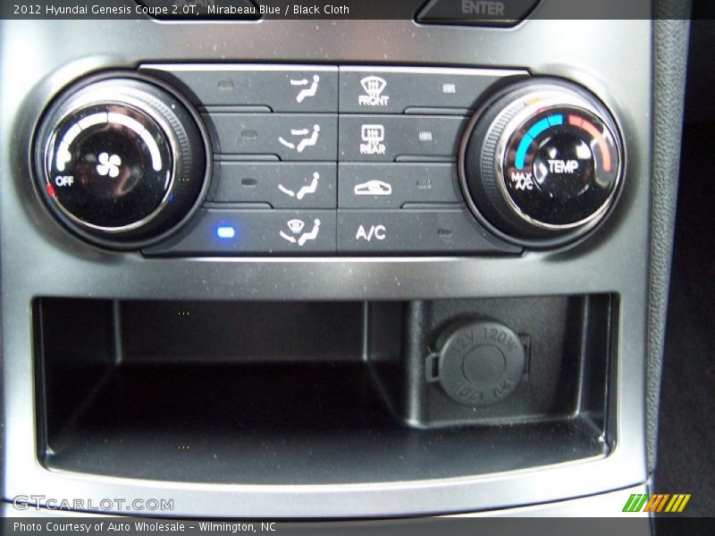Mirabeau Blue / Black Cloth 2012 Hyundai Genesis Coupe 2.0T