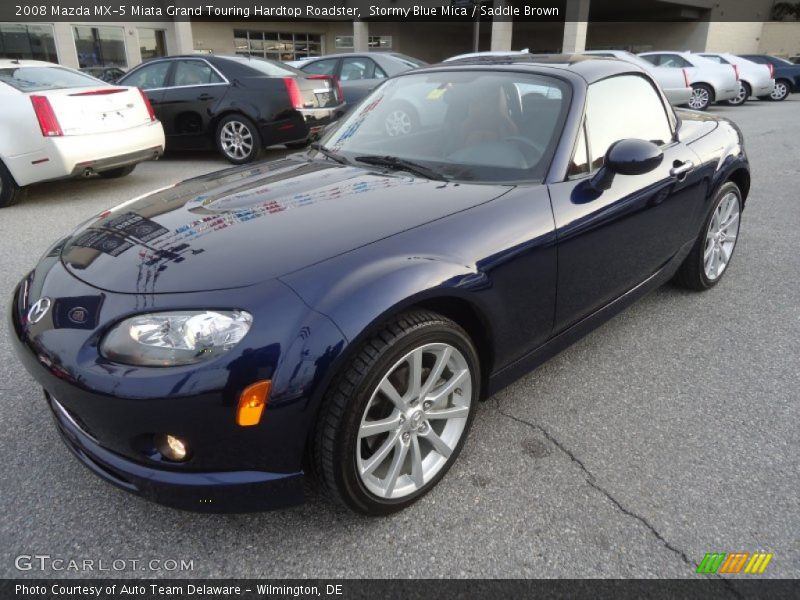 Front 3/4 View of 2008 MX-5 Miata Grand Touring Hardtop Roadster