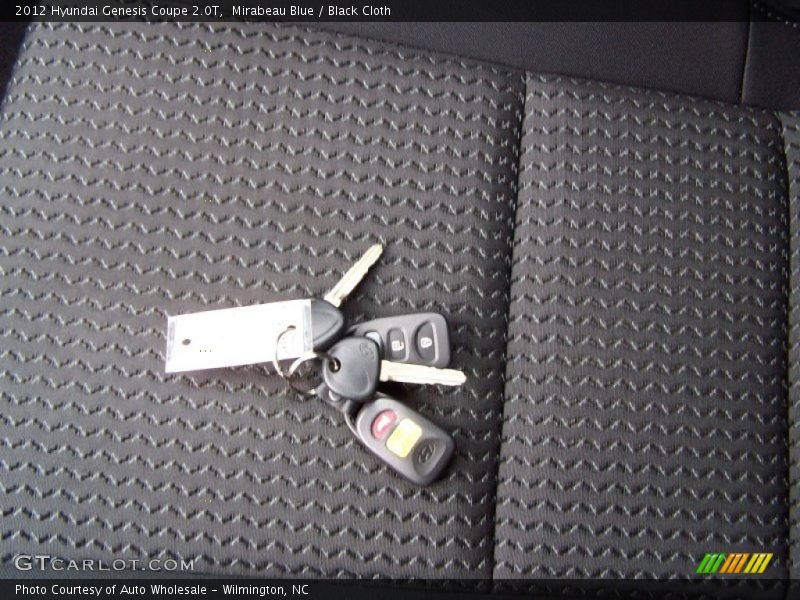 Mirabeau Blue / Black Cloth 2012 Hyundai Genesis Coupe 2.0T