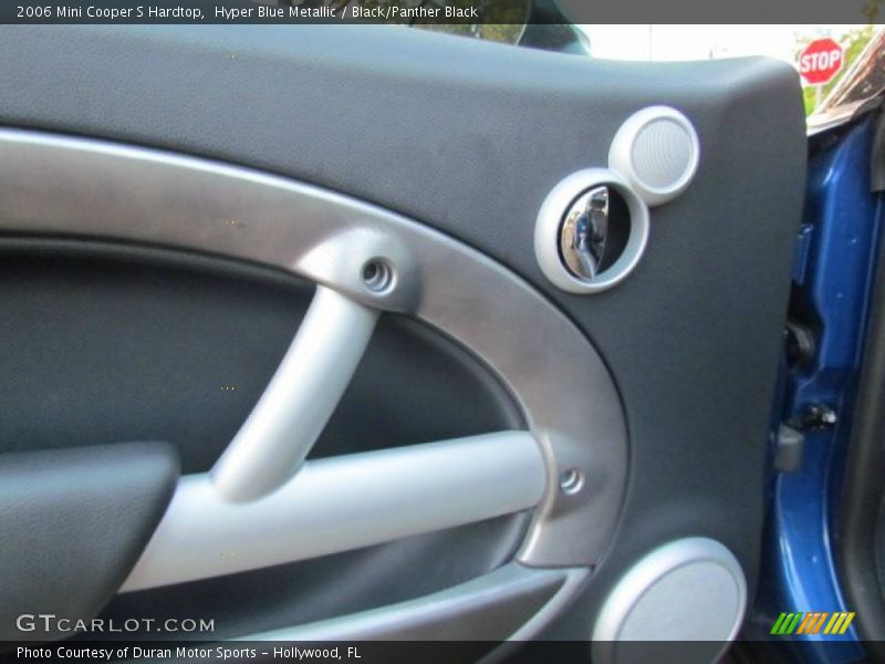Hyper Blue Metallic / Black/Panther Black 2006 Mini Cooper S Hardtop