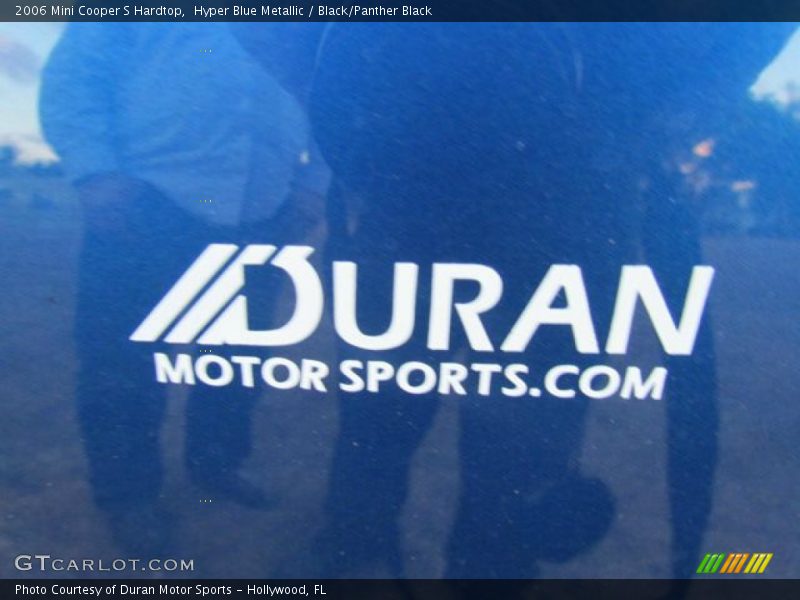 Hyper Blue Metallic / Black/Panther Black 2006 Mini Cooper S Hardtop