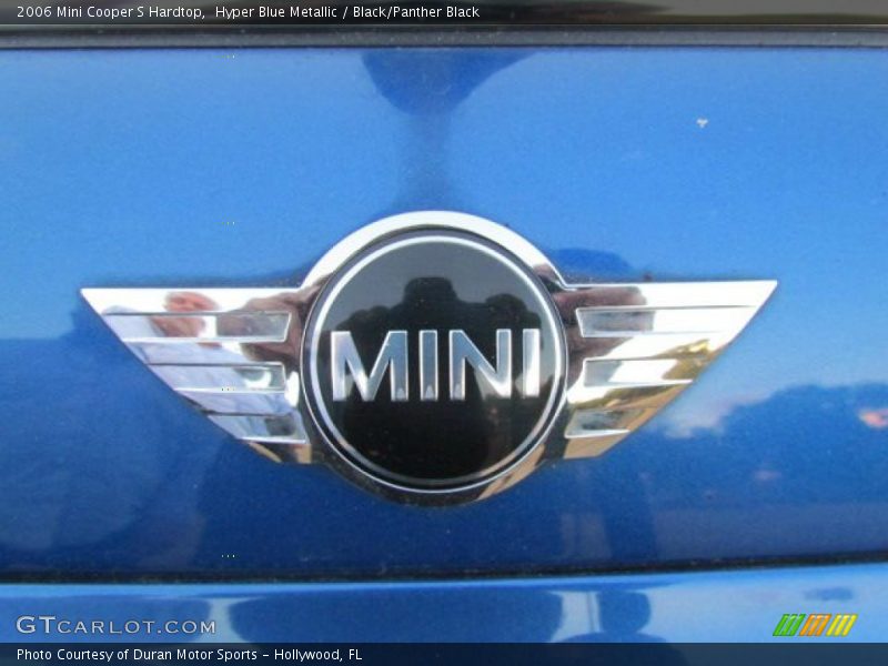 Hyper Blue Metallic / Black/Panther Black 2006 Mini Cooper S Hardtop