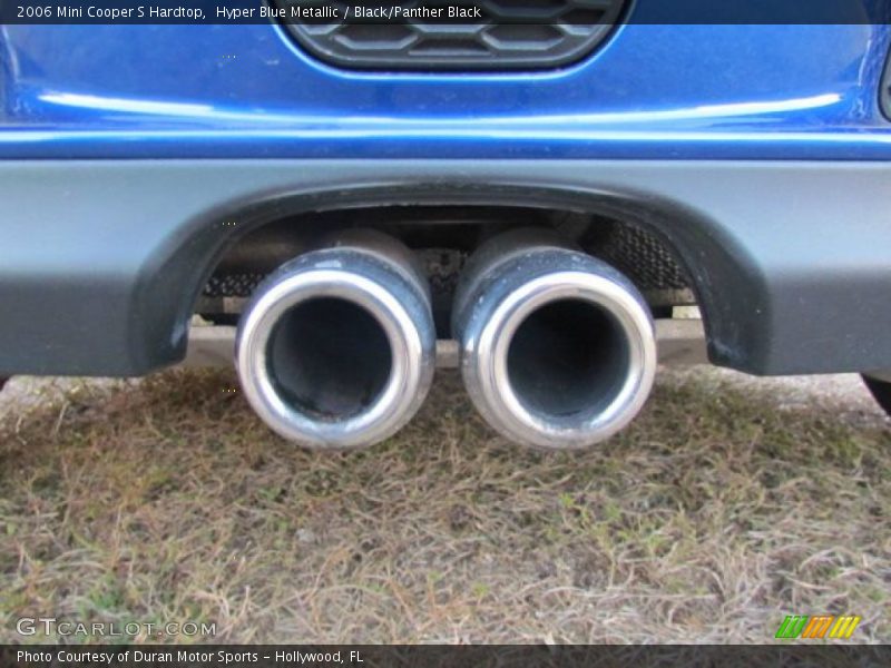 Hyper Blue Metallic / Black/Panther Black 2006 Mini Cooper S Hardtop