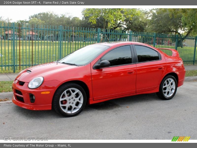 Flame Red / Dark Slate Gray 2004 Dodge Neon SRT-4