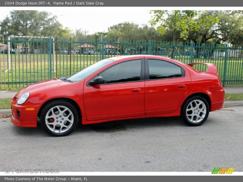 Flame Red / Dark Slate Gray 2004 Dodge Neon SRT-4