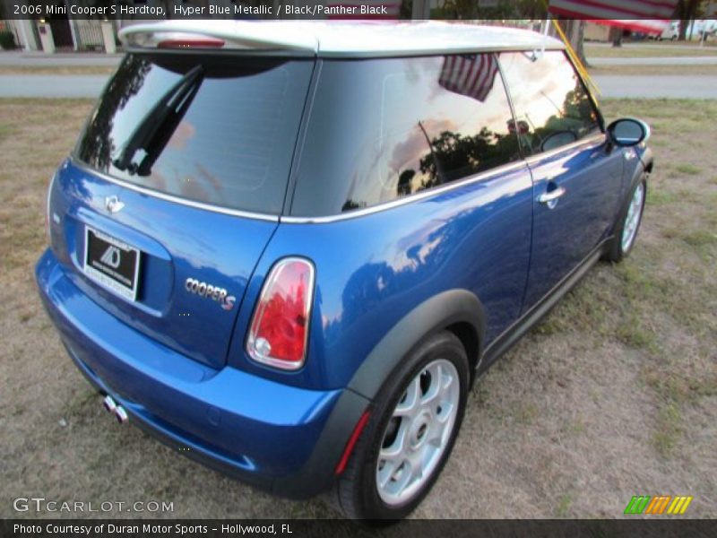 Hyper Blue Metallic / Black/Panther Black 2006 Mini Cooper S Hardtop