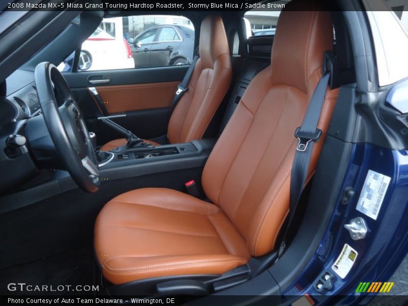  2008 MX-5 Miata Grand Touring Hardtop Roadster Saddle Brown Interior