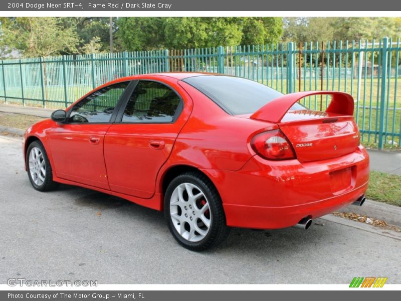 Flame Red / Dark Slate Gray 2004 Dodge Neon SRT-4