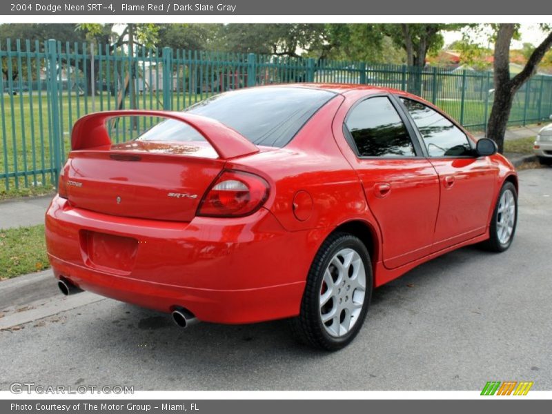 Flame Red / Dark Slate Gray 2004 Dodge Neon SRT-4