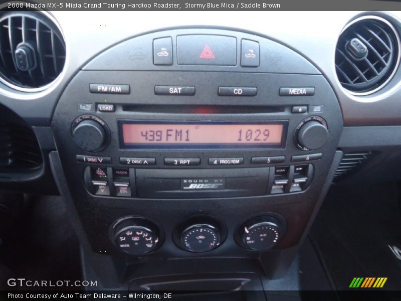 Controls of 2008 MX-5 Miata Grand Touring Hardtop Roadster