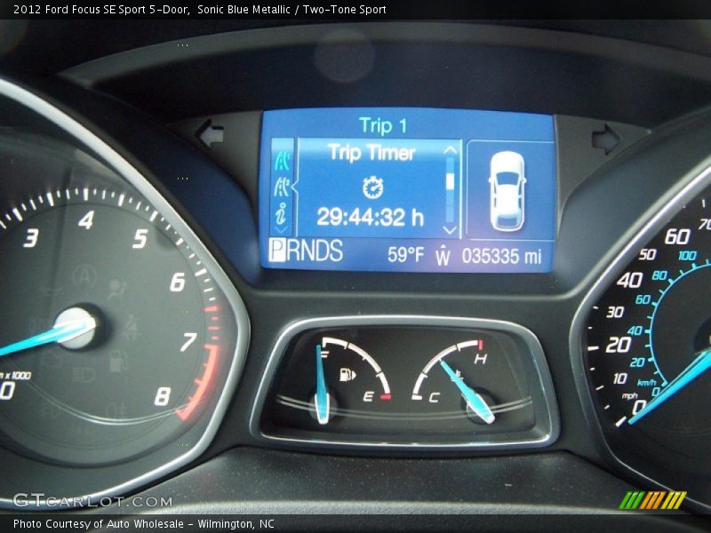 Sonic Blue Metallic / Two-Tone Sport 2012 Ford Focus SE Sport 5-Door