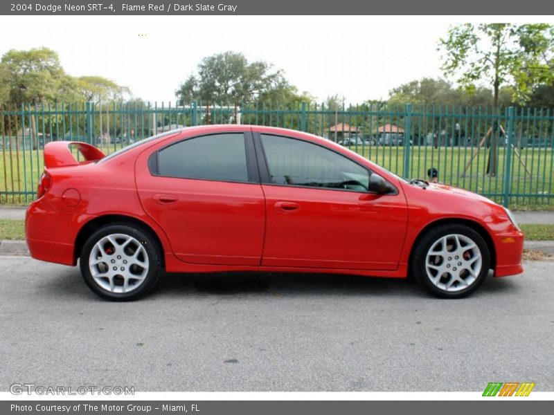 Flame Red / Dark Slate Gray 2004 Dodge Neon SRT-4