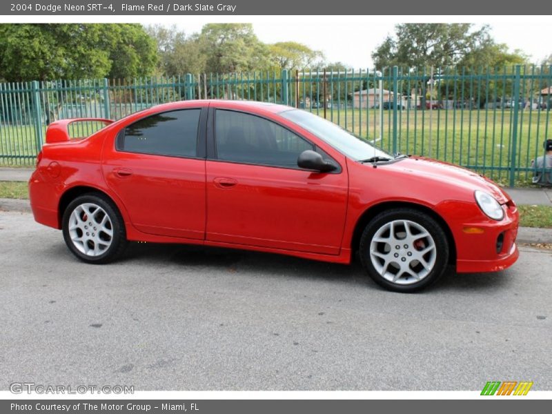 Flame Red / Dark Slate Gray 2004 Dodge Neon SRT-4