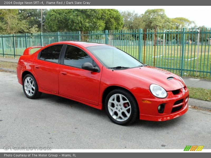 Flame Red / Dark Slate Gray 2004 Dodge Neon SRT-4