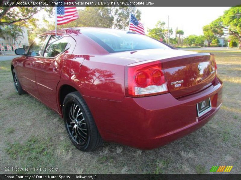 Inferno Red Crystal Pearl / Dark Slate Gray/Light Slate Gray 2009 Dodge Charger SE
