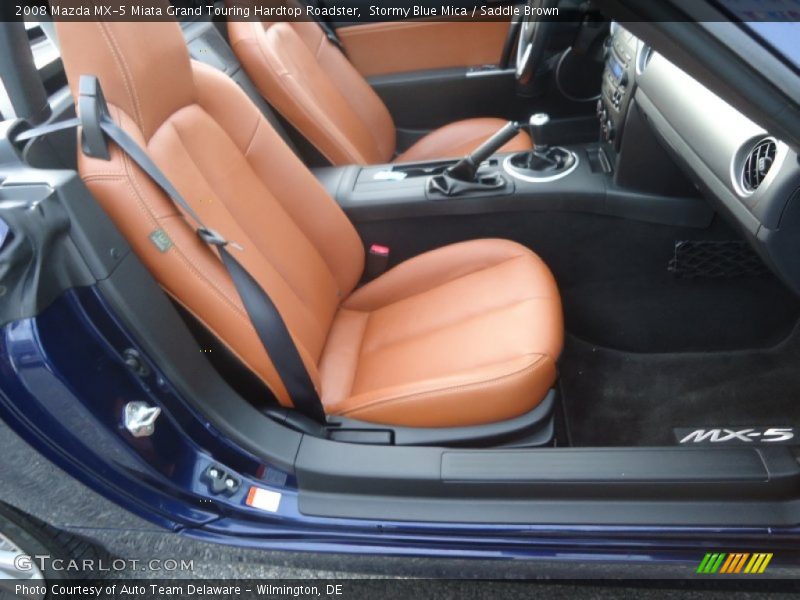  2008 MX-5 Miata Grand Touring Hardtop Roadster Saddle Brown Interior