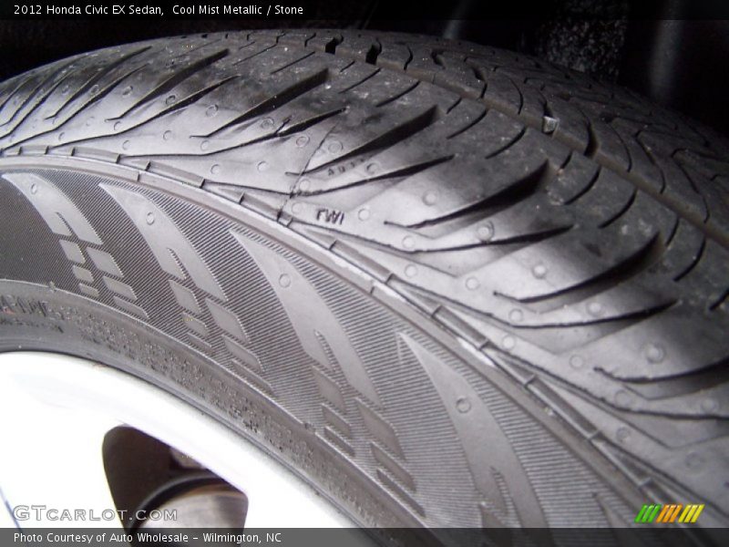 Cool Mist Metallic / Stone 2012 Honda Civic EX Sedan
