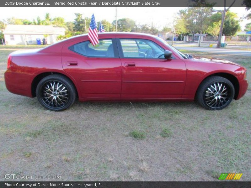Inferno Red Crystal Pearl / Dark Slate Gray/Light Slate Gray 2009 Dodge Charger SE