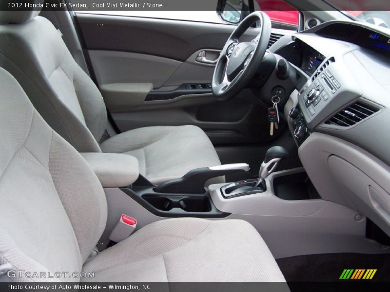  2012 Civic EX Sedan Stone Interior