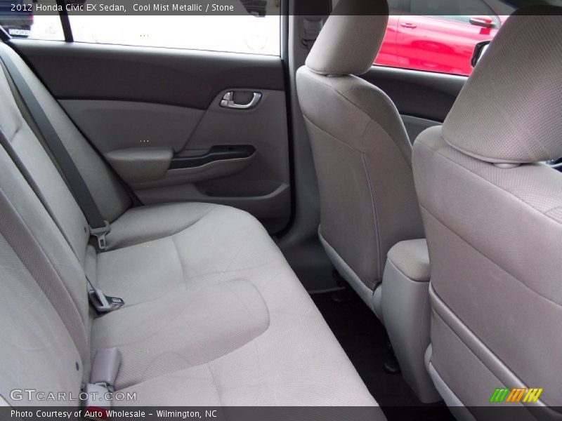 Cool Mist Metallic / Stone 2012 Honda Civic EX Sedan