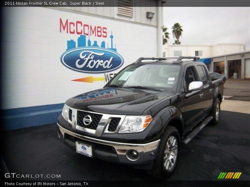 Super Black / Steel 2011 Nissan Frontier SL Crew Cab