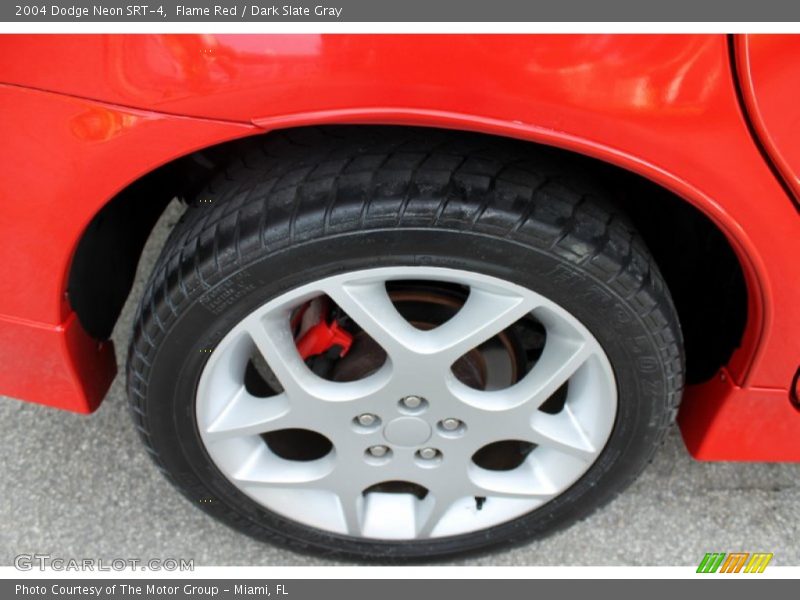 Flame Red / Dark Slate Gray 2004 Dodge Neon SRT-4