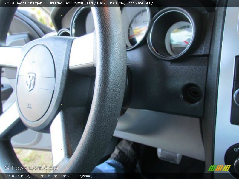 Inferno Red Crystal Pearl / Dark Slate Gray/Light Slate Gray 2009 Dodge Charger SE