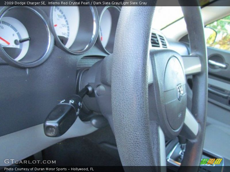 Inferno Red Crystal Pearl / Dark Slate Gray/Light Slate Gray 2009 Dodge Charger SE