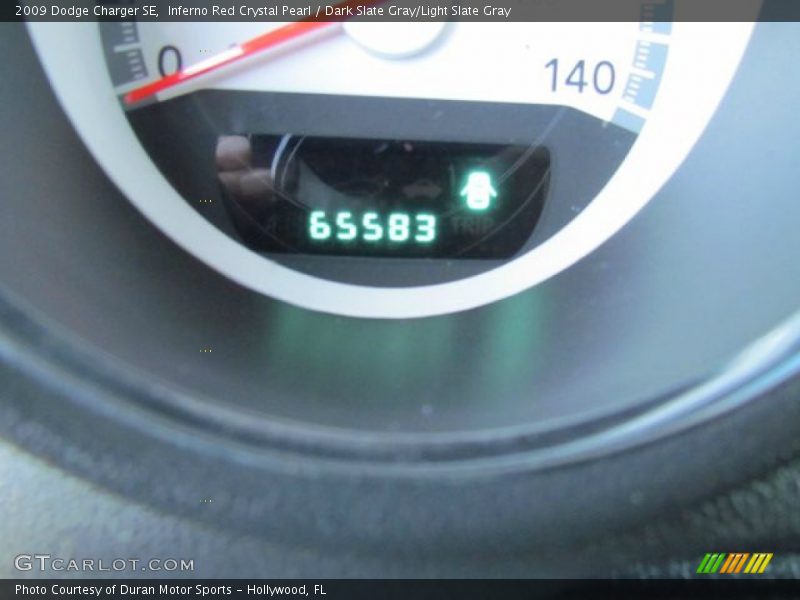 Inferno Red Crystal Pearl / Dark Slate Gray/Light Slate Gray 2009 Dodge Charger SE