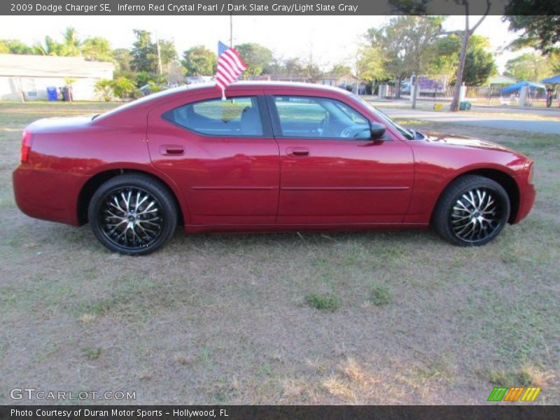 Inferno Red Crystal Pearl / Dark Slate Gray/Light Slate Gray 2009 Dodge Charger SE