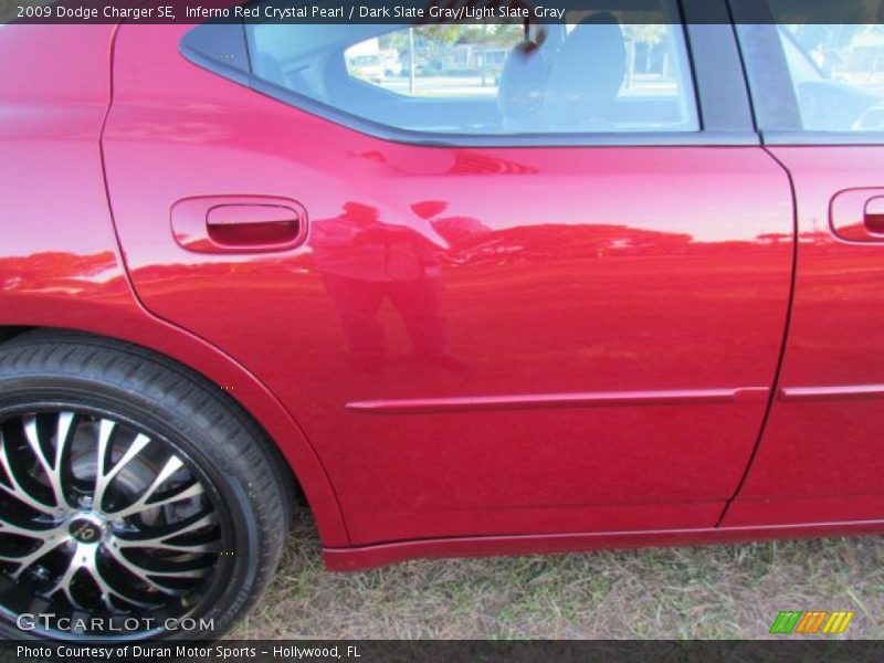 Inferno Red Crystal Pearl / Dark Slate Gray/Light Slate Gray 2009 Dodge Charger SE
