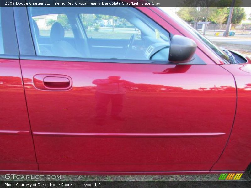 Inferno Red Crystal Pearl / Dark Slate Gray/Light Slate Gray 2009 Dodge Charger SE