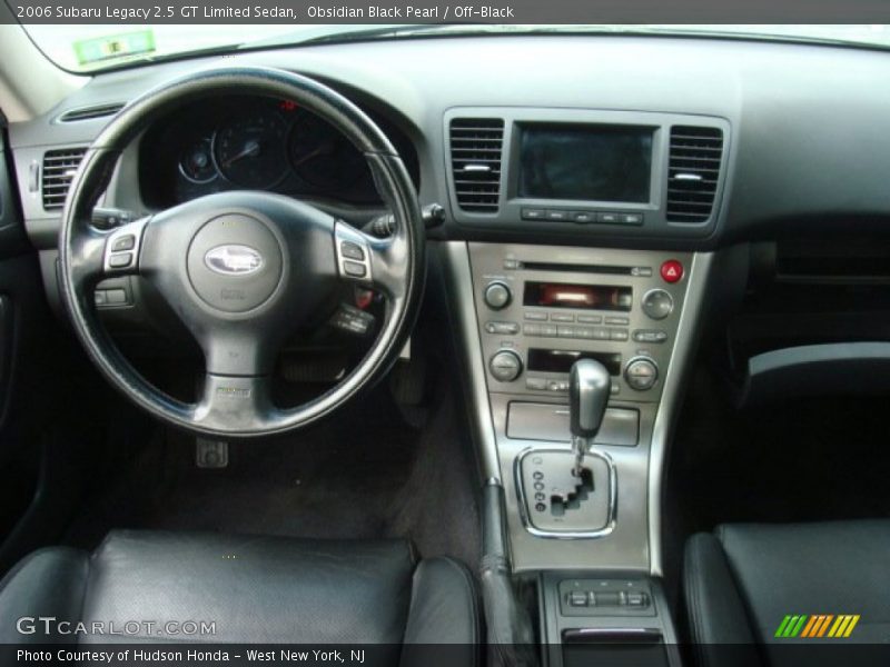 Obsidian Black Pearl / Off-Black 2006 Subaru Legacy 2.5 GT Limited Sedan