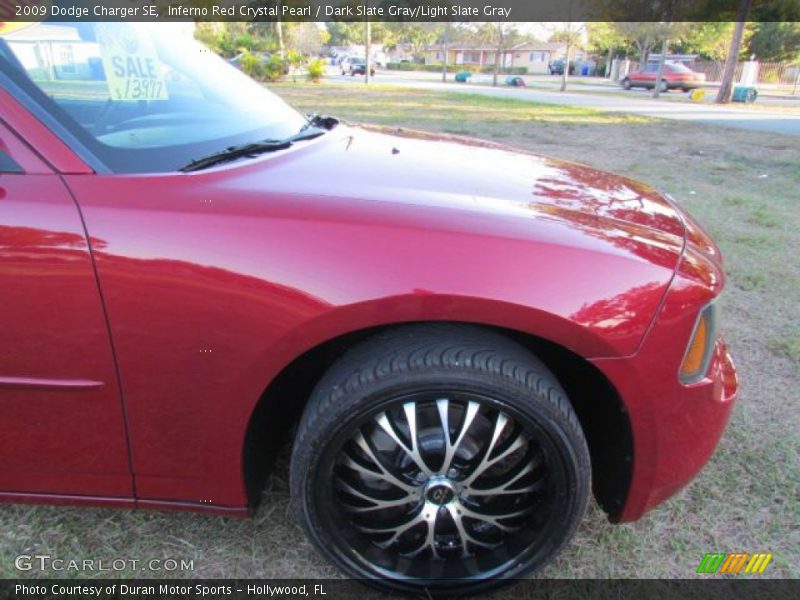 Inferno Red Crystal Pearl / Dark Slate Gray/Light Slate Gray 2009 Dodge Charger SE