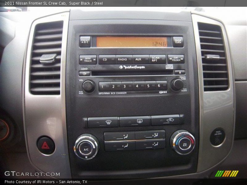 Super Black / Steel 2011 Nissan Frontier SL Crew Cab