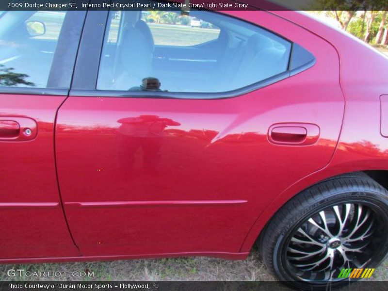 Inferno Red Crystal Pearl / Dark Slate Gray/Light Slate Gray 2009 Dodge Charger SE