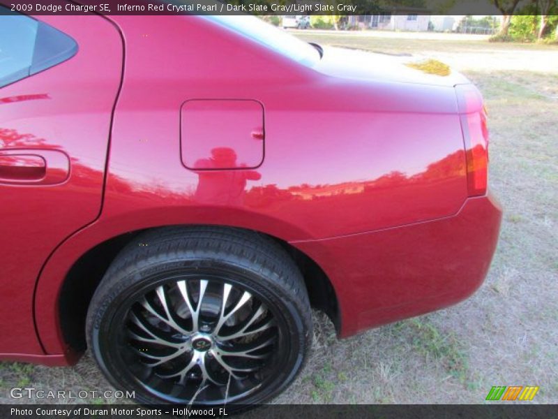 Inferno Red Crystal Pearl / Dark Slate Gray/Light Slate Gray 2009 Dodge Charger SE