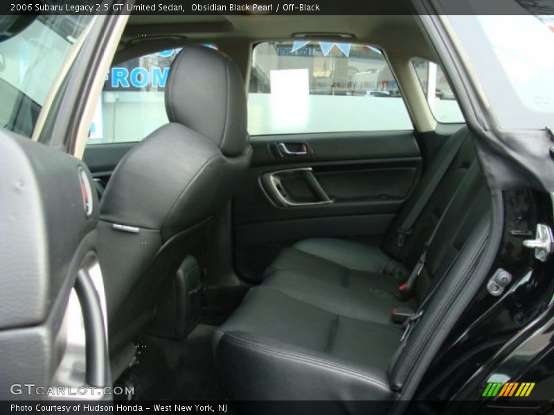 Obsidian Black Pearl / Off-Black 2006 Subaru Legacy 2.5 GT Limited Sedan