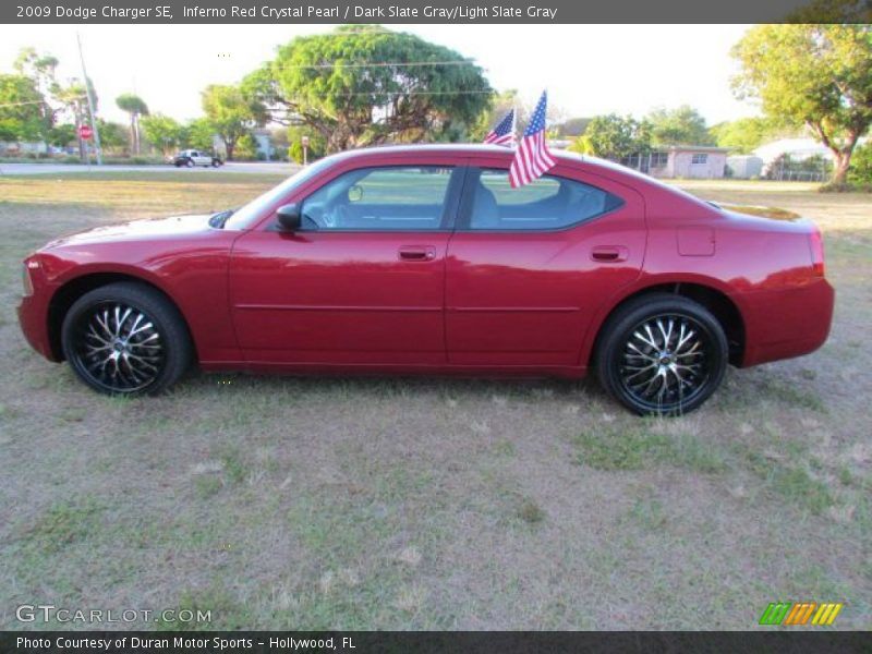 Inferno Red Crystal Pearl / Dark Slate Gray/Light Slate Gray 2009 Dodge Charger SE