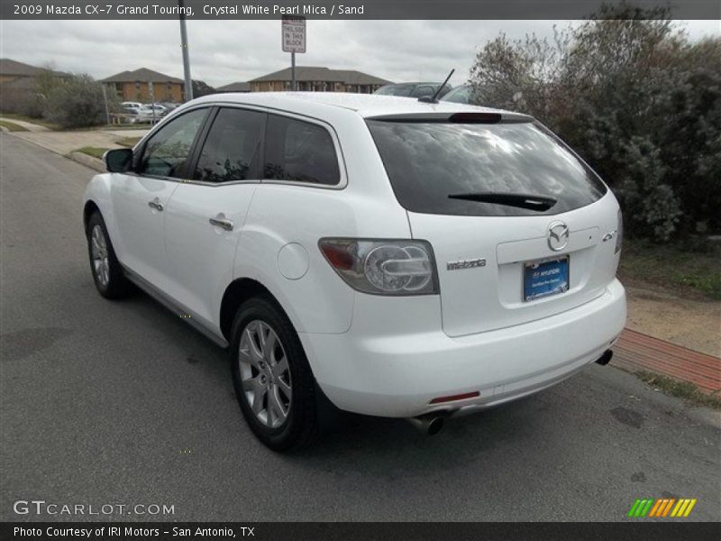 Crystal White Pearl Mica / Sand 2009 Mazda CX-7 Grand Touring
