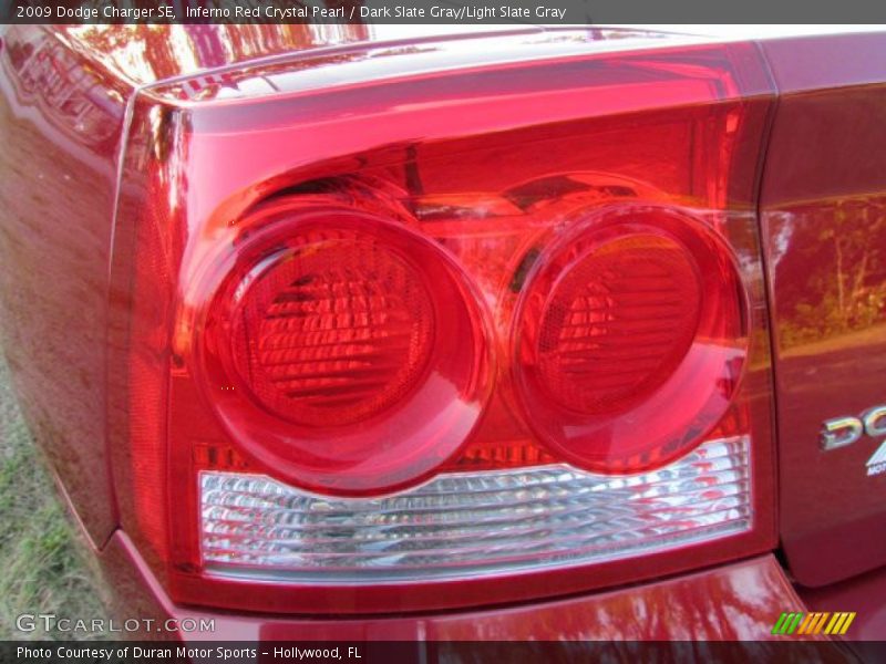 Inferno Red Crystal Pearl / Dark Slate Gray/Light Slate Gray 2009 Dodge Charger SE