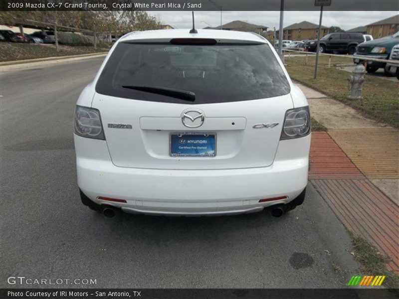 Crystal White Pearl Mica / Sand 2009 Mazda CX-7 Grand Touring