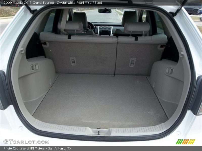 Crystal White Pearl Mica / Sand 2009 Mazda CX-7 Grand Touring