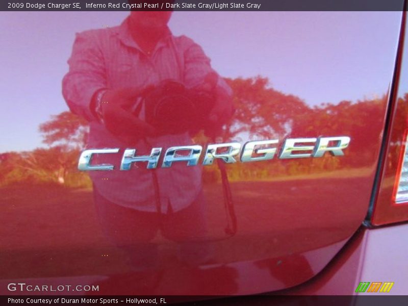 Inferno Red Crystal Pearl / Dark Slate Gray/Light Slate Gray 2009 Dodge Charger SE