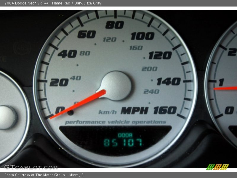 Flame Red / Dark Slate Gray 2004 Dodge Neon SRT-4