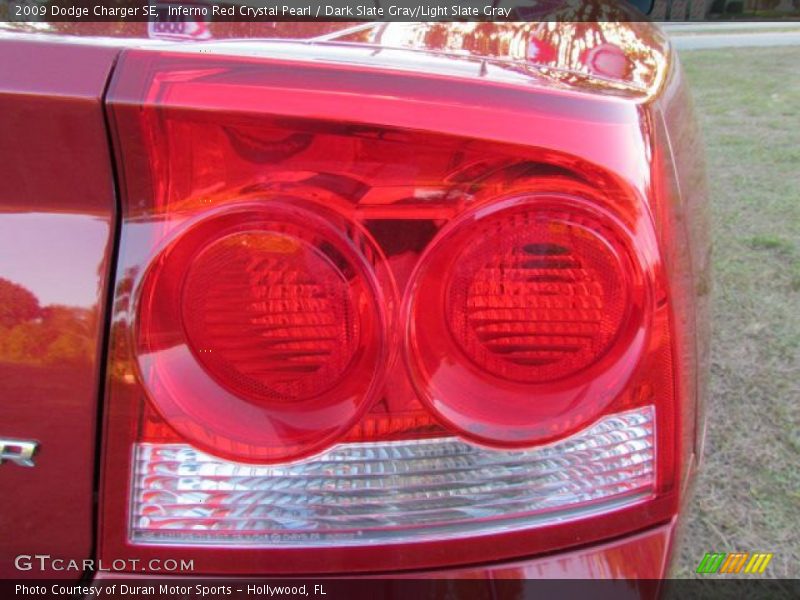 Inferno Red Crystal Pearl / Dark Slate Gray/Light Slate Gray 2009 Dodge Charger SE